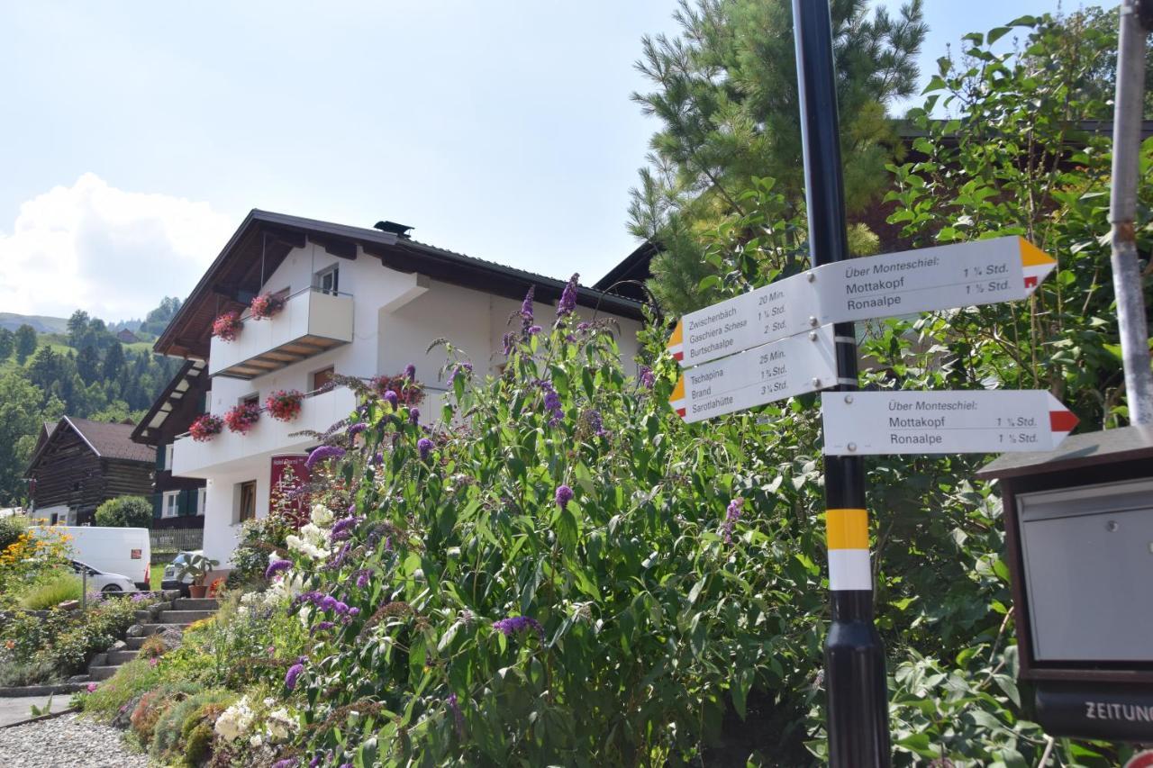 Hotel Garni Brigitte Buerserberg Exterior photo